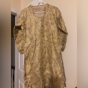 Pakistani shalwar kameez dress new 3 piece size large
